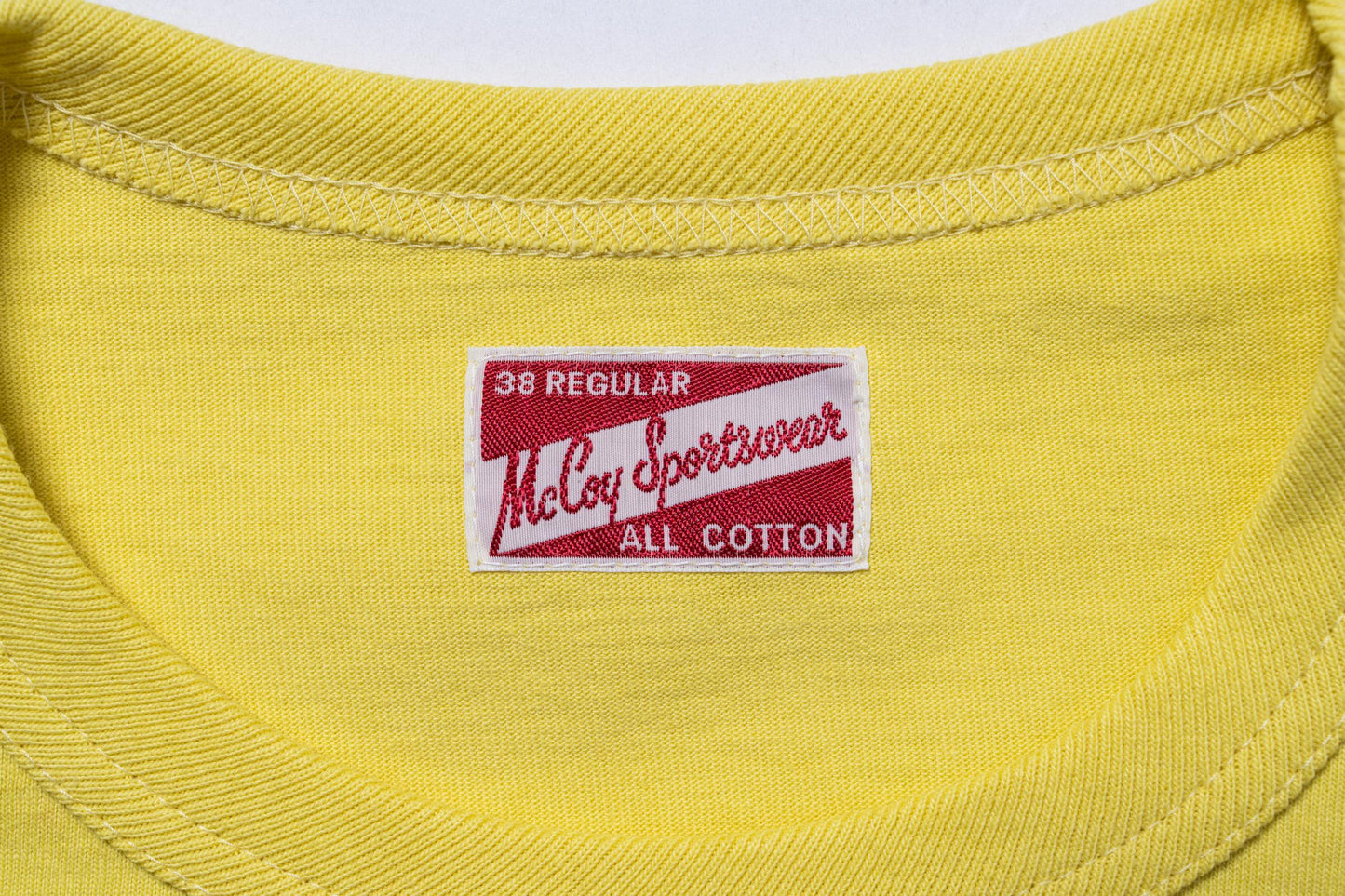 T-Shirt Pocket Tee Yellow Mccoy's