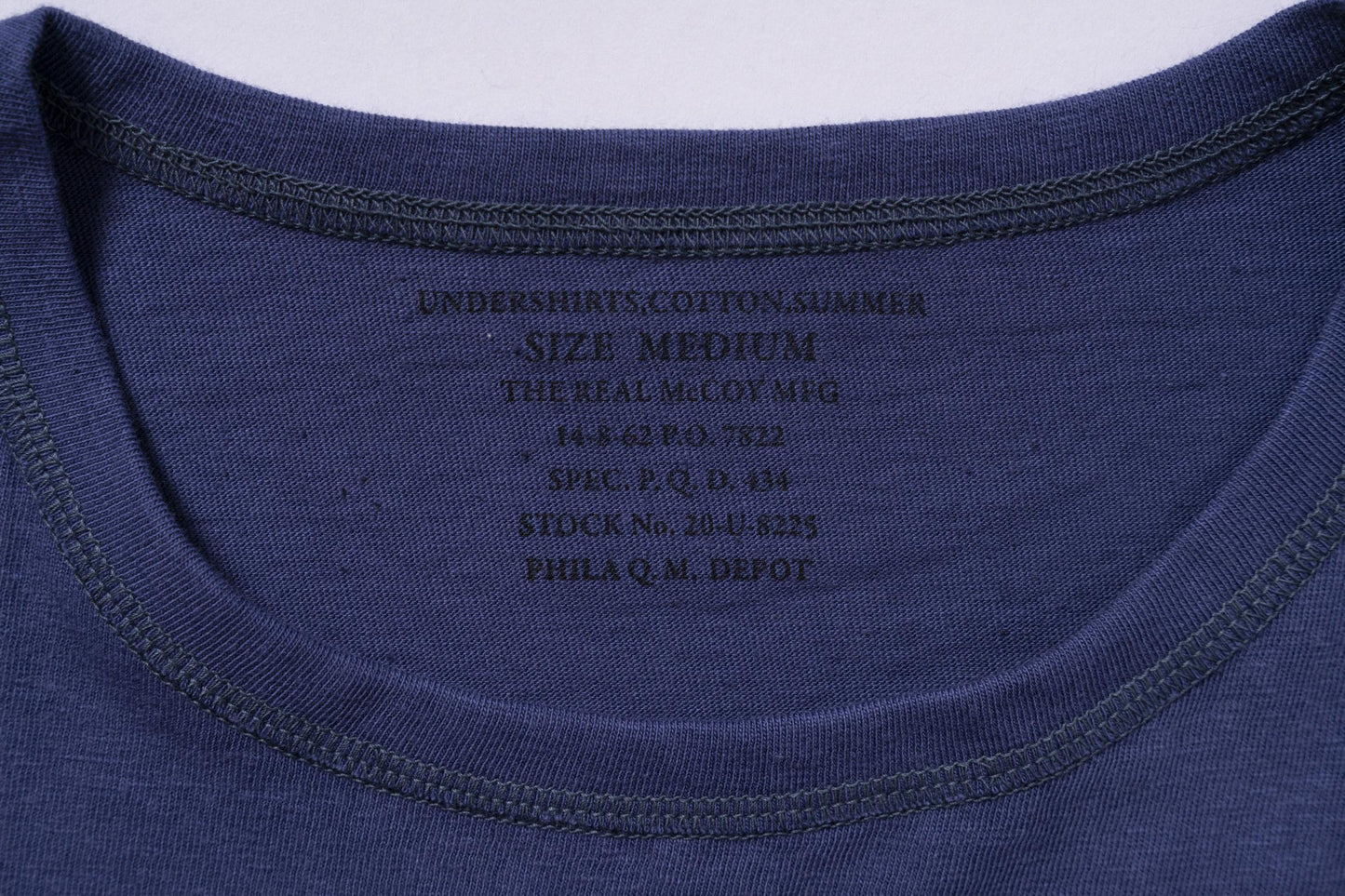 Cotton Summer Tee Blue