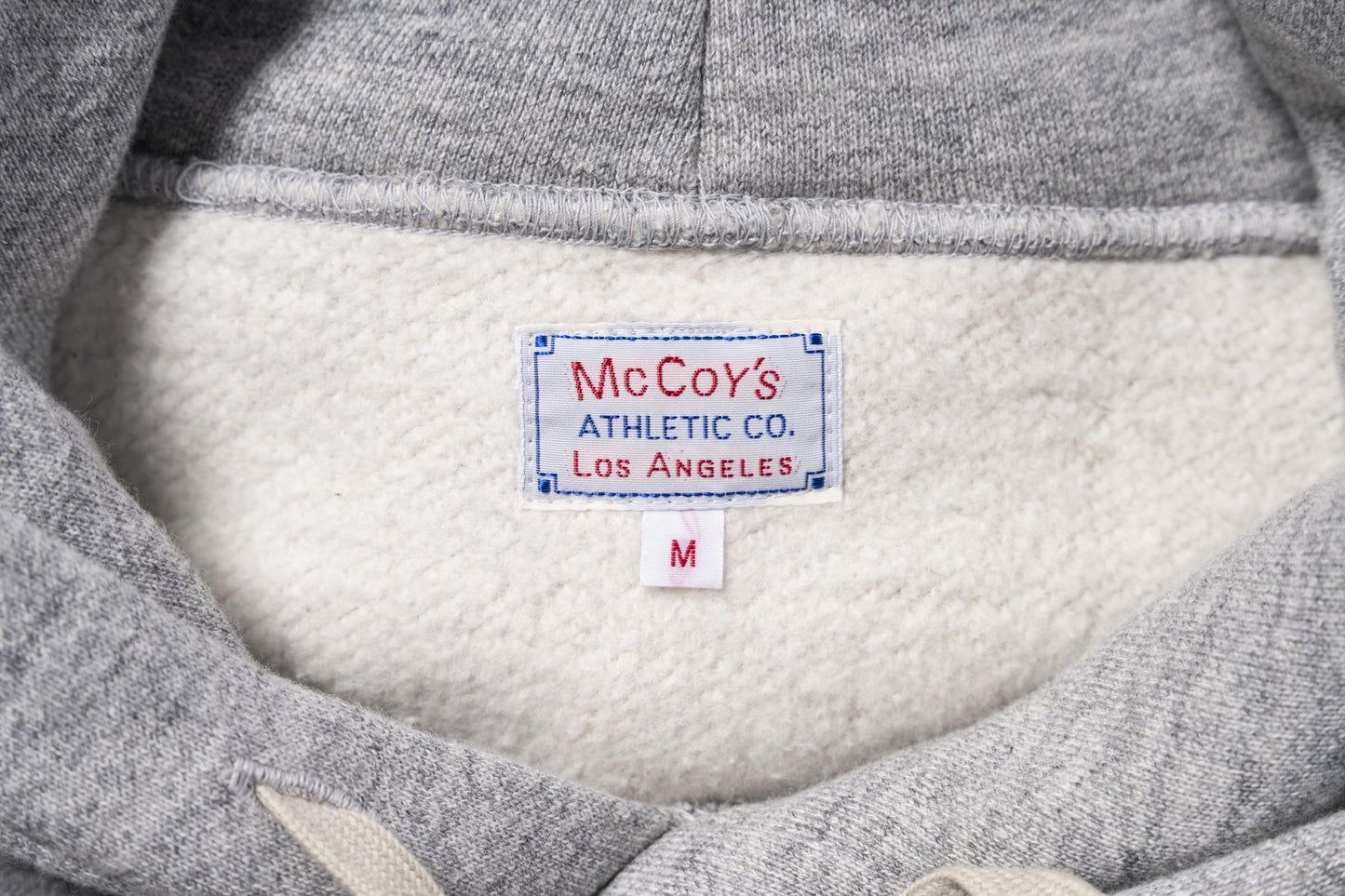 10 oz Loopwheel parka H.Grey