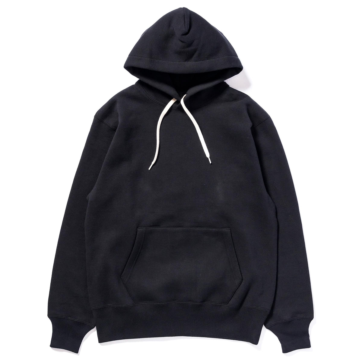 10 oz Loopwheel parka Black