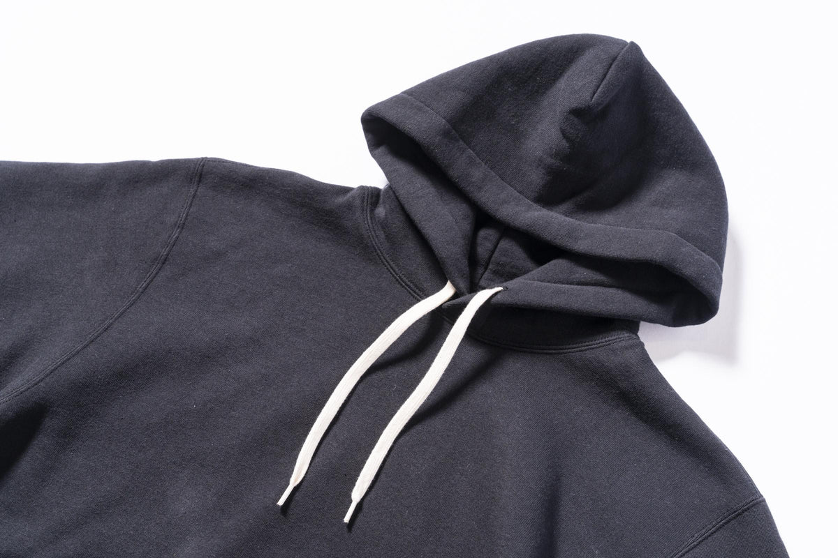 10 oz Loopwheel parka Black