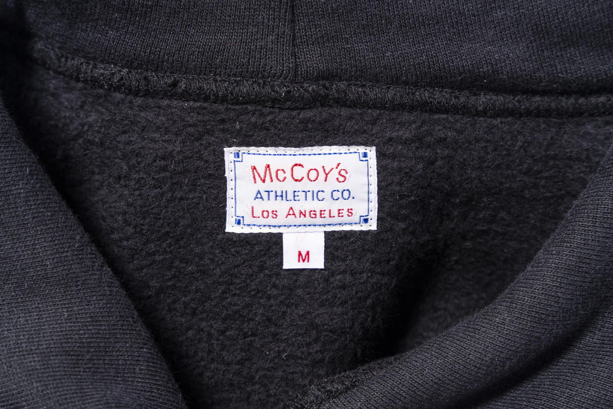 10 oz Loopwheel parka Black