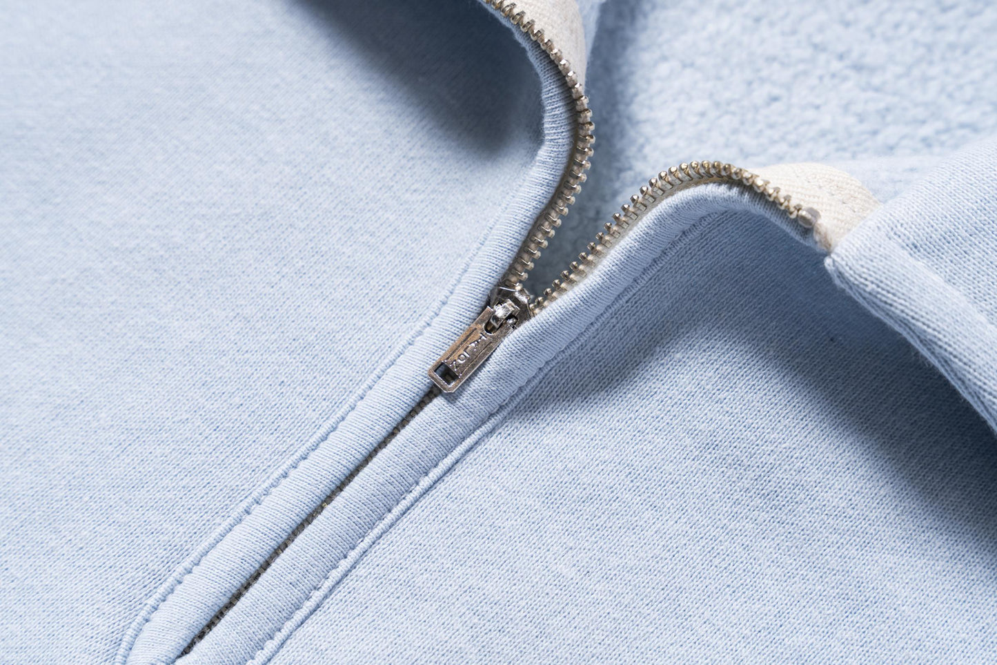 1/4 Zip Sweatshirt L.Blue