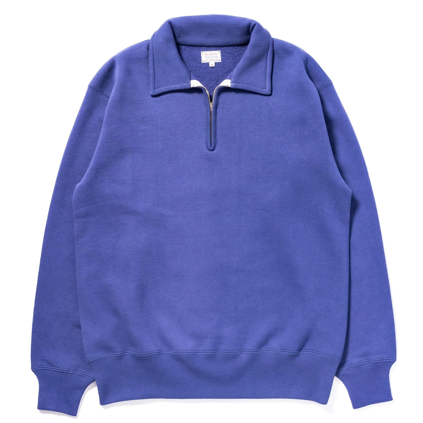 10 oz Loopwheel 1/4 ZIP Blue