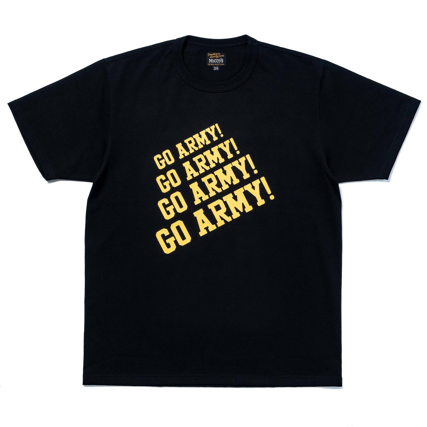 MILITARY TEE / GO ARMY BLACK