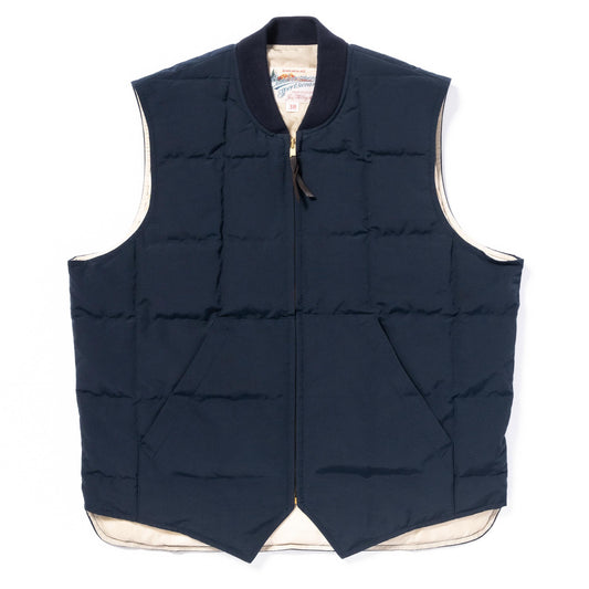 Nylon Down Vest Navy