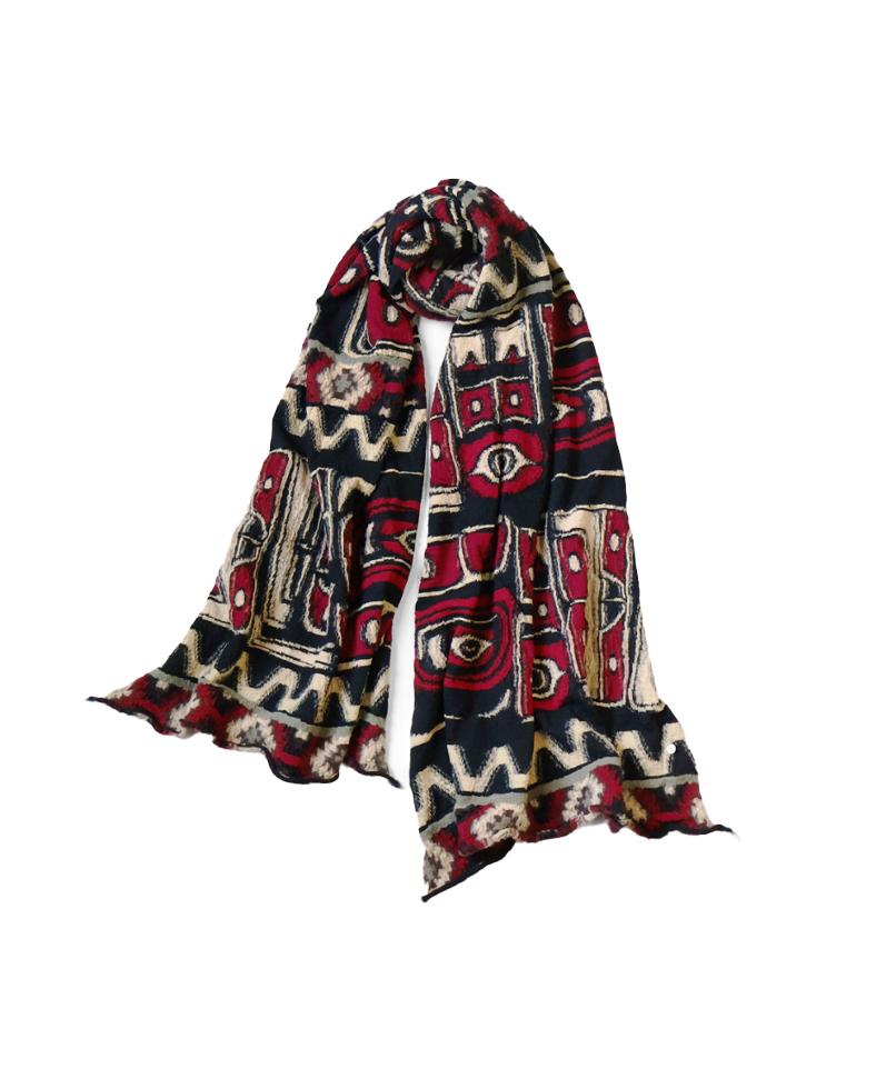 Wool Scarf ALASKA RAVEN