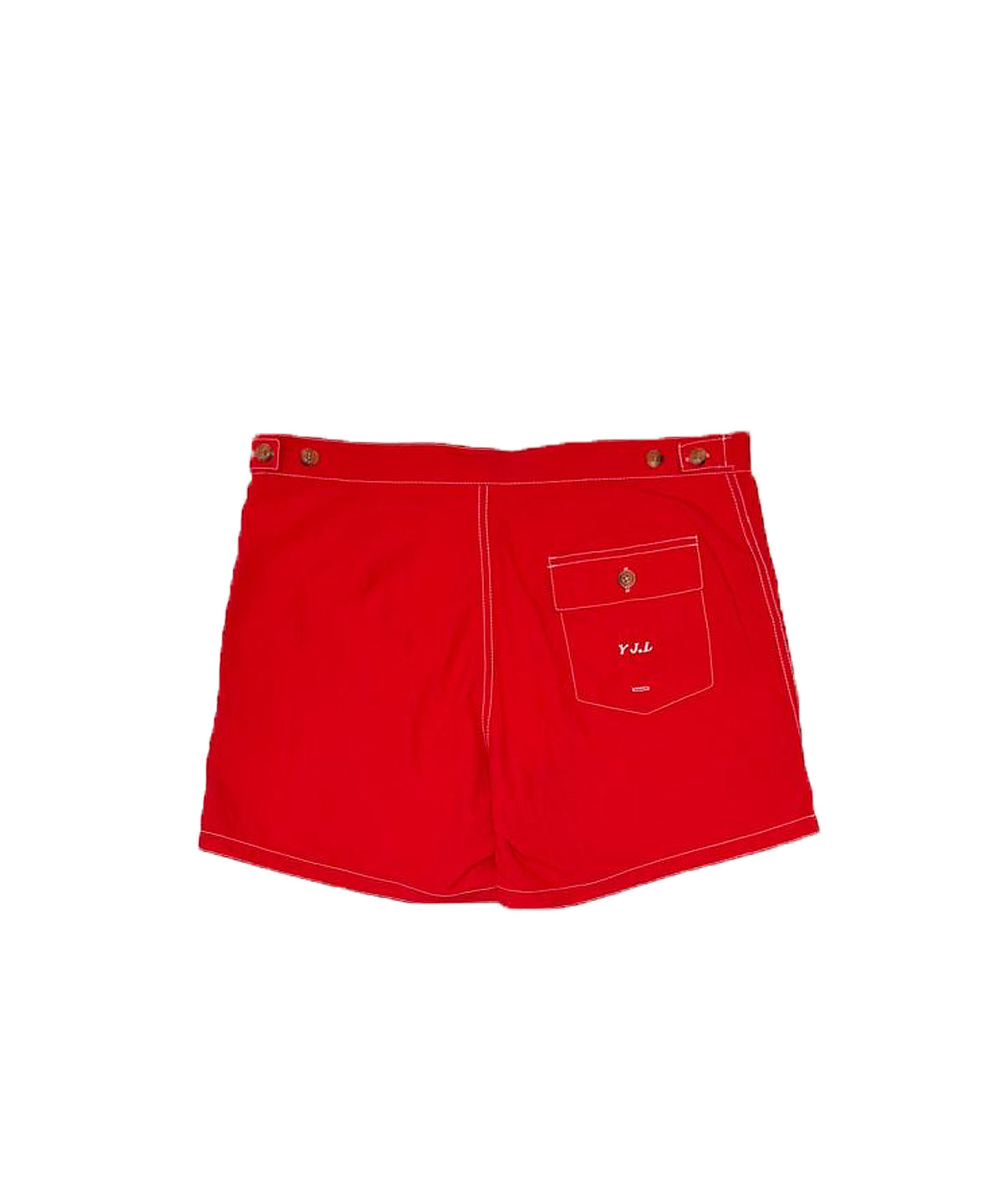 Short De Bain Rouge "Lifeguard"