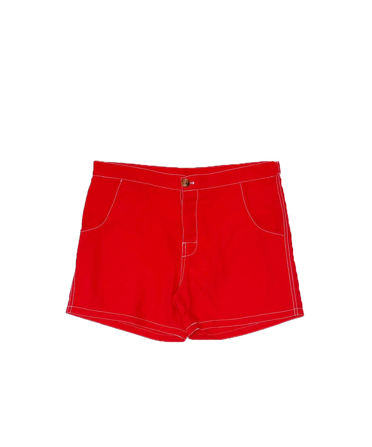 Short De Bain Rouge "Lifeguard"