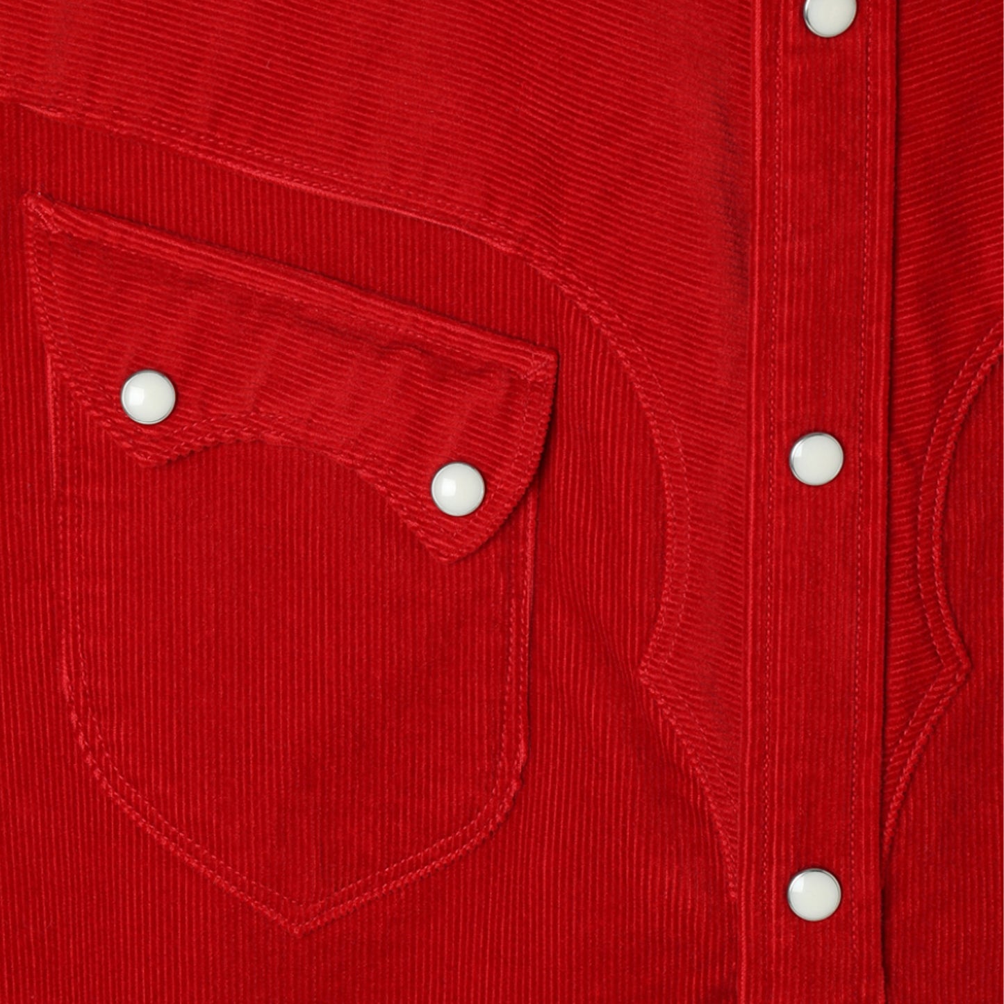 Corduroy Red Cowboy Shirt