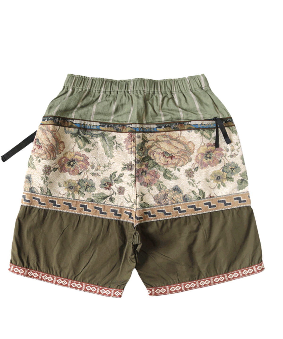 Patchwork short Khaki