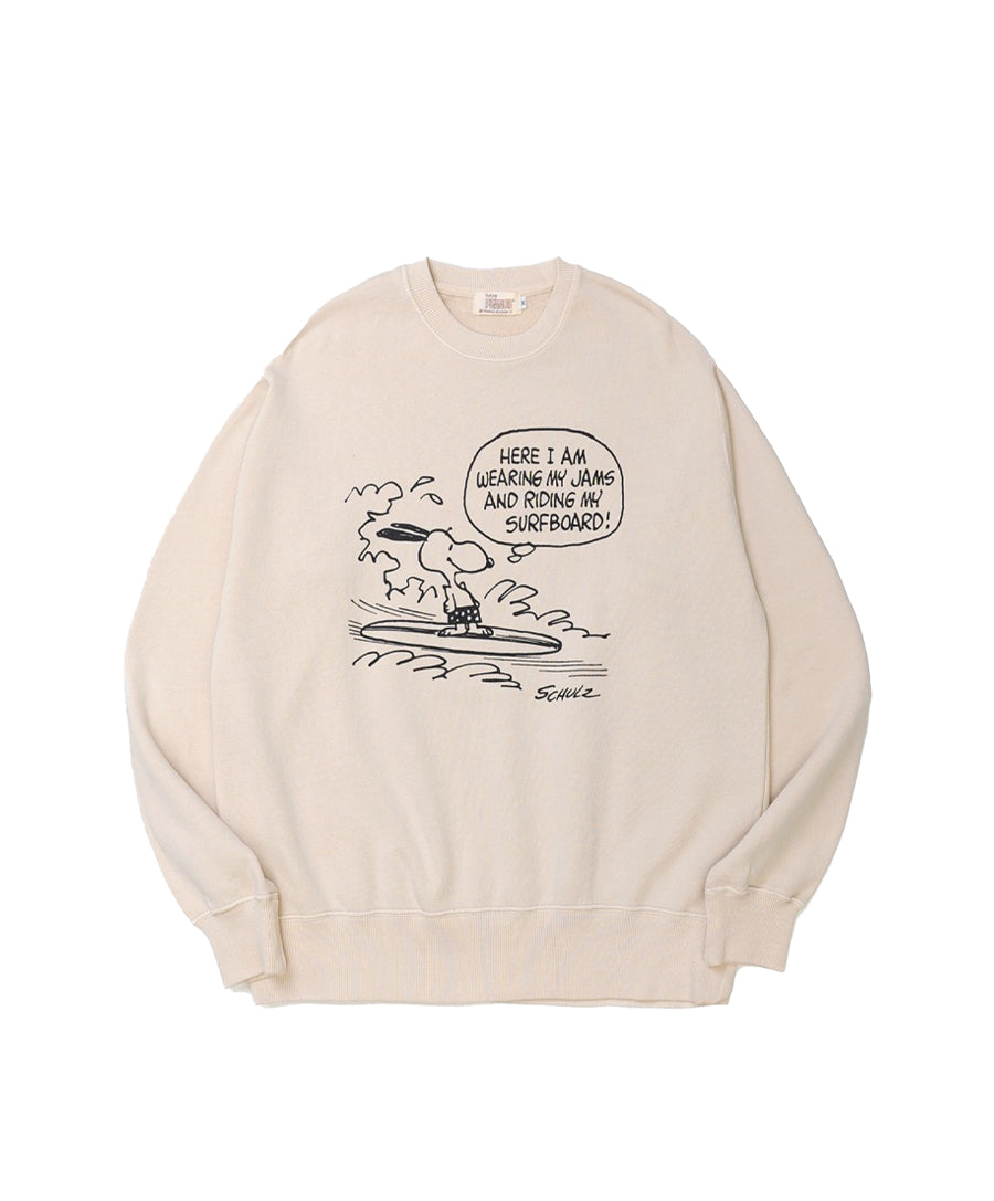 Sweat Peanuts surf Board beige