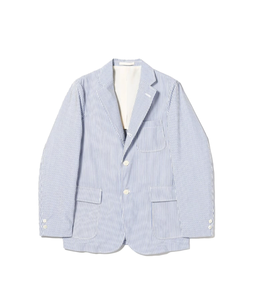 3B Jacket Seersucker blu stripe