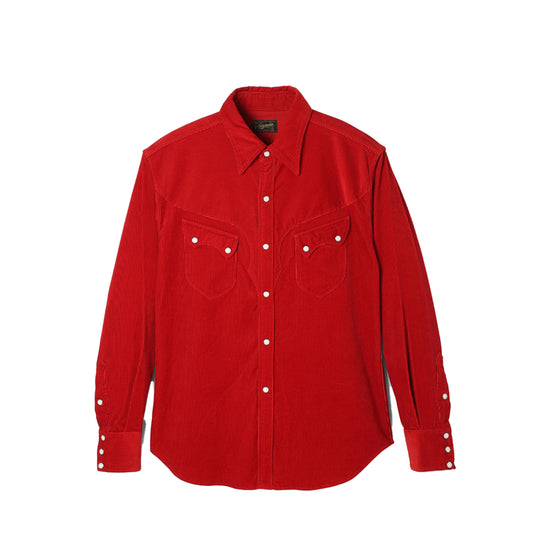 Corduroy Red Cowboy Shirt