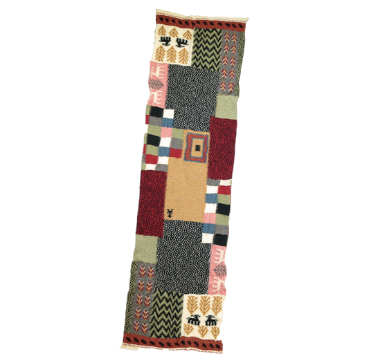 Wool Scarf VILLEGE GABBEH Red