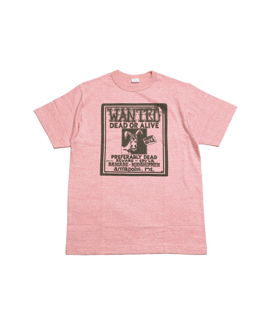 Crew neck Tee "Wanted"