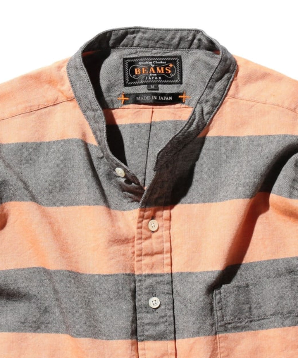 Oxford Shirt Stripe Orange